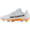 imageNew Balance Mens Burnx4 Lacrosse ShoeWhiteHot MangoIce Blue