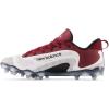 imageNew Balance Mens FreezeLX V4 Lacrosse ShoeWhiteCrimsonBlack