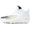 imageNew Balance Mens Rush V3 Mid Lacrosse ShoeWhiteBleached Lime Glow