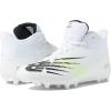 imageNew Balance Mens Rush V3 Mid Lacrosse ShoeWhiteBleached Lime Glow