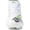 imageNew Balance Mens Rush V3 Mid Lacrosse ShoeWhiteBleached Lime Glow