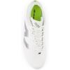 imageNew Balance Mens Rush V4 Low Lacrosse ShoeWhiteWhiteHilite