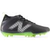 imageNew Balance Mens Rush V4 Mid Lacrosse ShoeBlackBlackHilite