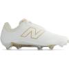 imageNew Balance UnisexAdult Burnx4 Lacrosse ShoeWhiteGold