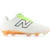 imageNew Balance UnisexAdult Burnx4 Lacrosse ShoeWhiteGreenOrange