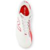 imageNew Balance UnisexAdult Burnx4 Lacrosse ShoeWhiteRed