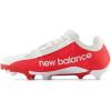 imageNew Balance UnisexAdult Burnx4 Lacrosse ShoeWhiteRed
