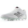 imageNew Balance Mens Freezelx V5 Low Lacrosse ShoeWhiteBlackSilver Metallic