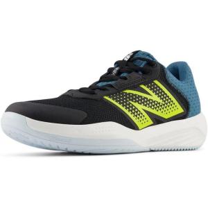 imageNew Balance Mens 696 V6 Tennis ShoeBlackFirefly