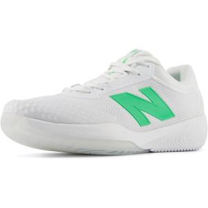 imageNew Balance Mens FuelCell 996 V4 Hard Court Tennis ShoeWhiteGreen Apple