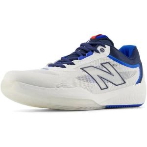 imageNew Balance Mens FuelCell 996 V4 Hard Court Tennis ShoeWhiteTeam Navy