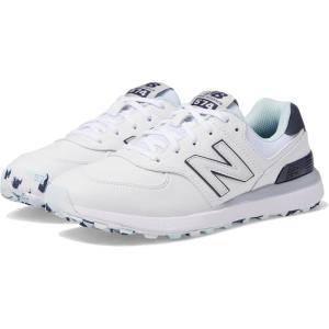 imageNew Balance Womens 574 Greens V2 Golf ShoeWhiteBlue