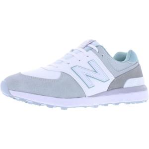 imageNew Balance Womens 574 Greens V2 Golf ShoeWhiteGreyTeal