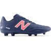 imageNew Balance Mens 442 Academy Fg V2 Soccer ShoeNb NavySilverEnergy Red