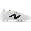imageNew Balance UnisexAdult Furon Dispatch Fg V7 Soccer ShoeWhiteBlackTrue Red