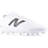 imageNew Balance UnisexAdult Tekela Team Low Laced Fg V5 Soccer ShoeWhiteBlackSilver