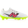 imageNew Balance UnisexChild Furon Dispatch Fg V7 Soccer ShoeWhiteHiliteBlack