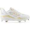 imageNew Balance Womens Fresh Foam X Velo V4 Metal Softball ShoeWhiteGold