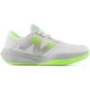 imageNew Balance Womens FuelCell 796 V4 Hard Court Tennis ShoeWhiteBleached Lime GloBrighton Grey