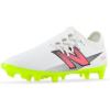 imageNew Balance UnisexChild Furon Dispatch Fg V7 Soccer ShoeWhiteHiliteBlack