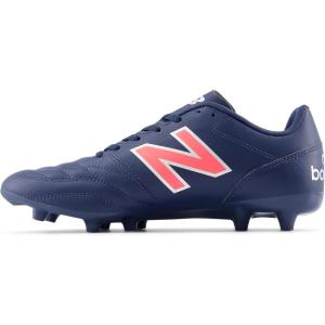 imageNew Balance Mens 442 Academy Fg V2 Soccer ShoeNb NavySilverEnergy Red