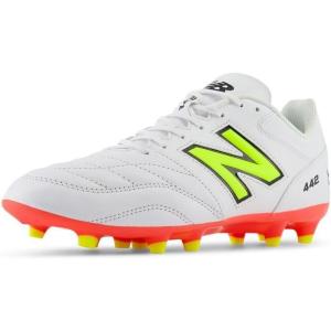 imageNew Balance Mens 442 V2 Team FG Soccer ShoeWhiteEnergy RedHilite