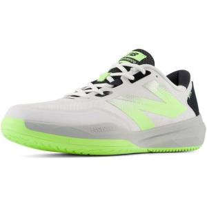 imageNew Balance Mens FuelCell 796 V4 Tennis ShoeWhiteBleached Lime GloBlack