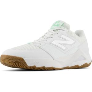imageNew Balance Mens FuelCell Delray V2 Tennis ShoeWhiteGreen Apple