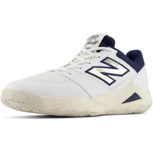 imageNew Balance Mens FuelCell Delray V2 Tennis ShoeWhiteNavy