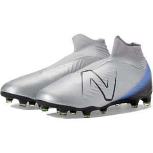 imageNew Balance Unisex Adult Tekela V4 Magia FG Soccer ShoeSilverBright LapisBlack
