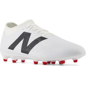 imageNew Balance Unisex Adult Tekela V4 Magia FG Soccer ShoeWhiteBlackTrue Red