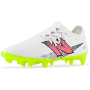 imageNew Balance UnisexChild Furon Dispatch Fg V7 Soccer ShoeWhiteHiliteBlack