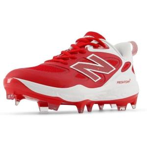 imageNew Balance Womens Fresh Foam Velo V4 Molded Softball ShoeTeam RedWhite