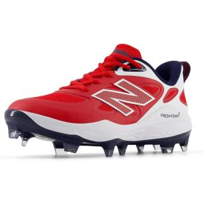 imageNew Balance Womens Fresh Foam Velo V4 Molded Softball ShoeTeam RedWhiteTeam Royal