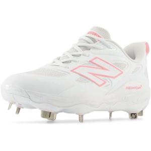 imageNew Balance Womens Fresh Foam X Velo V4 Metal Softball ShoeWhiteUltra Pink