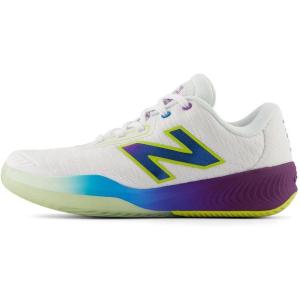 imageNew Balance Womens FuelCell 996 V5 Hard Court Tennis ShoeWhitePurple FadeCoastal Blue