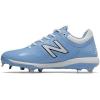 imageNew Balance Mens 4040 V5 Metal Baseball ShoeBaby BlueWhite