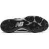 imageNew Balance Mens 4040 V5 Metal Baseball ShoeBlackWhite