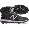 imageNew Balance Mens 4040 V5 Metal Baseball ShoeBlackWhite