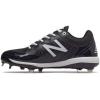 imageNew Balance Mens 4040 V5 Metal Baseball ShoeBlackWhite