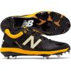 imageNew Balance Mens 4040 V5 Metal Baseball ShoeBlackYelllow