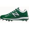 imageNew Balance Mens 4040 V5 Metal Baseball ShoeGreenWhite