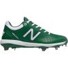 imageNew Balance Mens 4040 V5 Metal Baseball ShoeGreenWhite