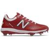 imageNew Balance Mens 4040 V5 Metal Baseball ShoeMaroonWhite