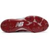 imageNew Balance Mens 4040 V5 Metal Baseball ShoeMaroonWhite