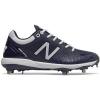imageNew Balance Mens 4040 V5 Metal Baseball ShoeNavyWhite