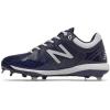 imageNew Balance Mens 4040 V5 Metal Baseball ShoeNavyWhite