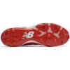 imageNew Balance Mens 4040 V5 Metal Baseball ShoeRedWhite