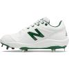 imageNew Balance Mens Fresh Foam 3000 V5 Metal Baseball ShoeWhite  Green