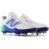 imageNew Balance Mens Fresh Foam X 3000 V7 Baseball ShoeWhiteElectric JadeBright Lapis